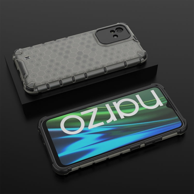 For OPPO Realme Narzo 50 4G Honeycomb PC + TPU Phone Case
