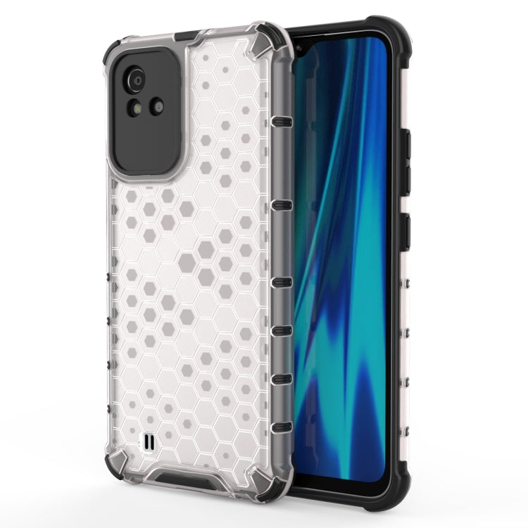 For OPPO Realme Narzo 50i Honeycomb PC + TPU Phone Case
