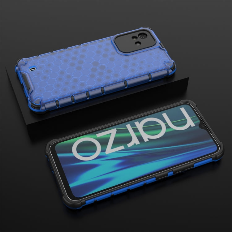 For OPPO Realme Narzo 50i Honeycomb PC + TPU Phone Case