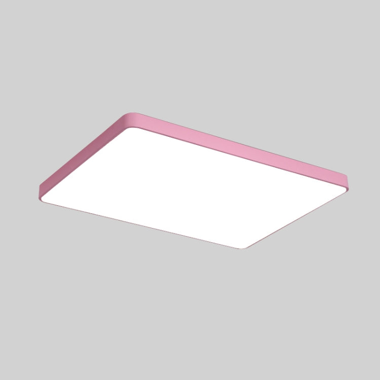 Macaron LED Rectangle Ceiling Lamp, White Light, Size:110x70cm