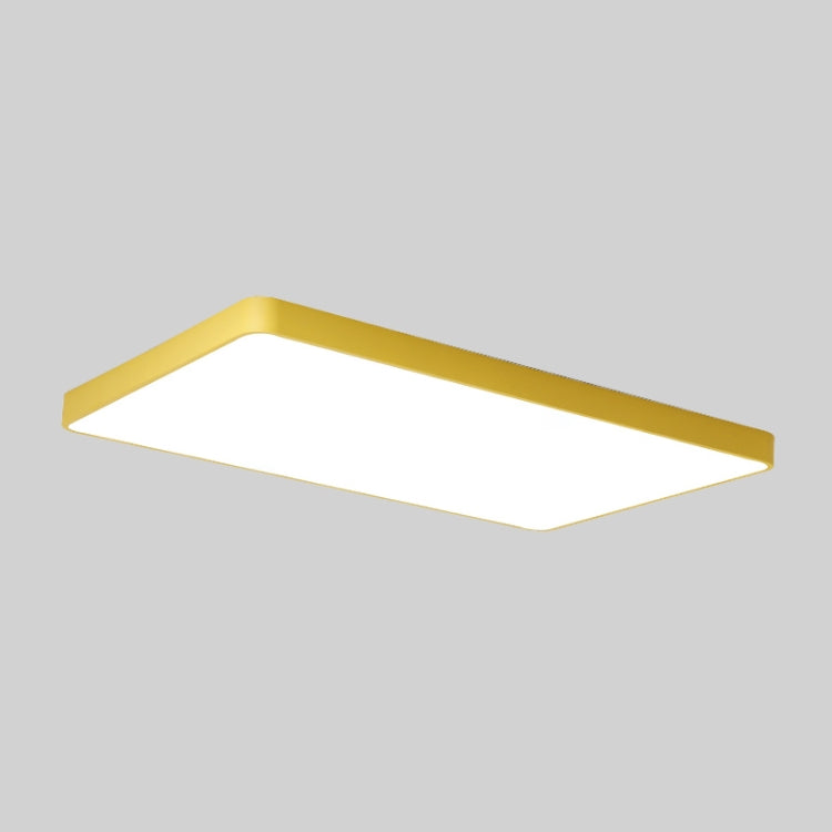 Macaron LED Rectangle Ceiling Lamp, White Light, Size:110x70cm