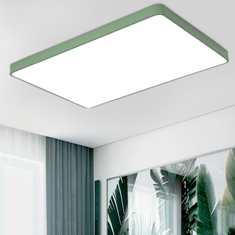 Macaron LED Rectangle Ceiling Lamp, White Light, Size:110x70cm
