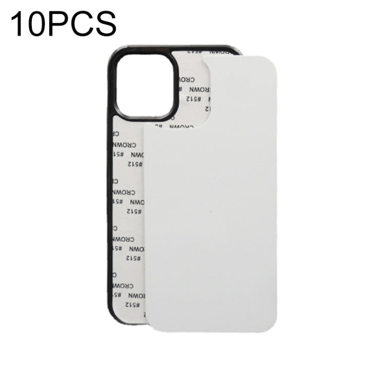 For iPhone 12 mini 10 PCS 2D Blank Sublimation Phone Case