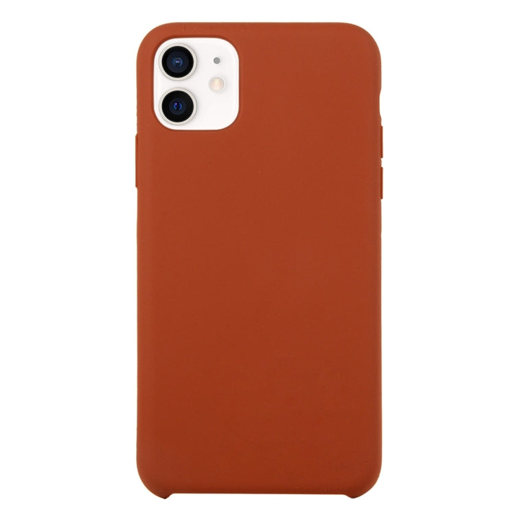 For iPhone 12 mini Solid Silicone Phone Case