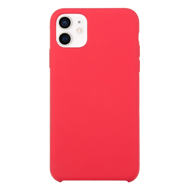 For iPhone 12 mini Solid Silicone Phone Case