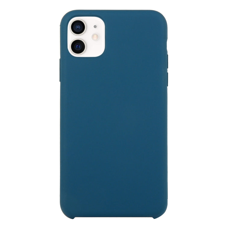 For iPhone 12 mini Solid Silicone Phone Case