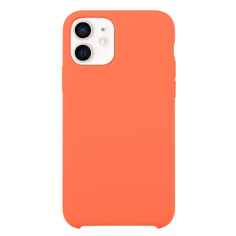 For iPhone 12 mini Solid Silicone Phone Case