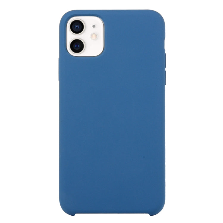For iPhone 12 mini Solid Silicone Phone Case