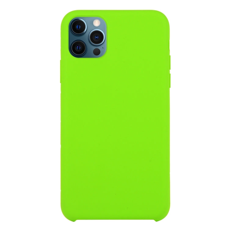 For iPhone 12 / 12 Pro Solid Silicone Phone Case