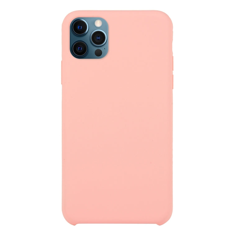 For iPhone 12 / 12 Pro Solid Silicone Phone Case