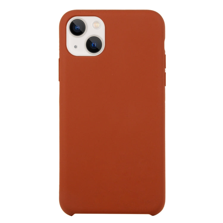 For iPhone 13 Solid Silicone Phone Case