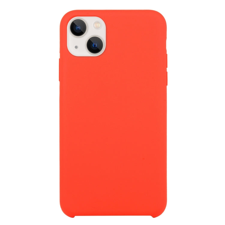 For iPhone 13 Solid Silicone Phone Case