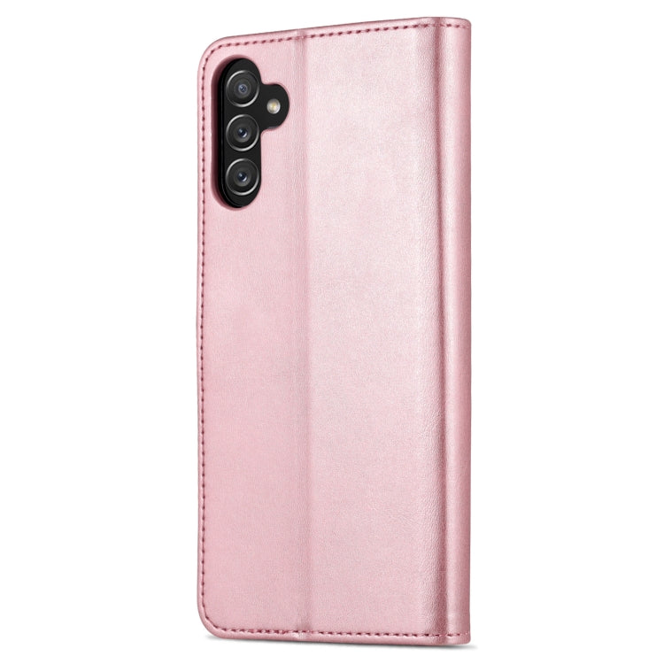 For Samsung Galaxy A13 5G AZNS Skin Feel Calf Texture Horizontal Flip Leather Phone Case