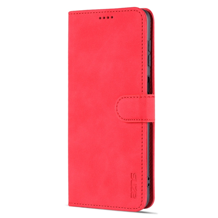 For Samsung Galaxy A13 5G AZNS Skin Feel Calf Texture Horizontal Flip Leather Phone Case