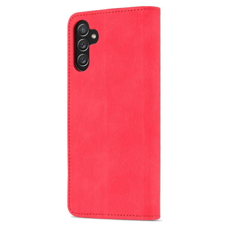 For Samsung Galaxy A13 5G AZNS Skin Feel Calf Texture Horizontal Flip Leather Phone Case
