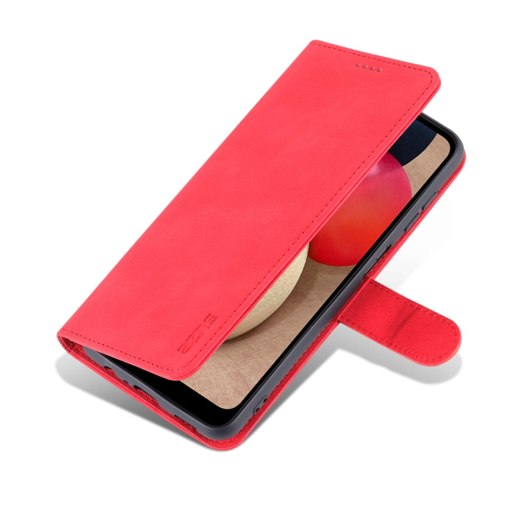 For Samsung Galaxy A13 5G AZNS Skin Feel Calf Texture Horizontal Flip Leather Phone Case