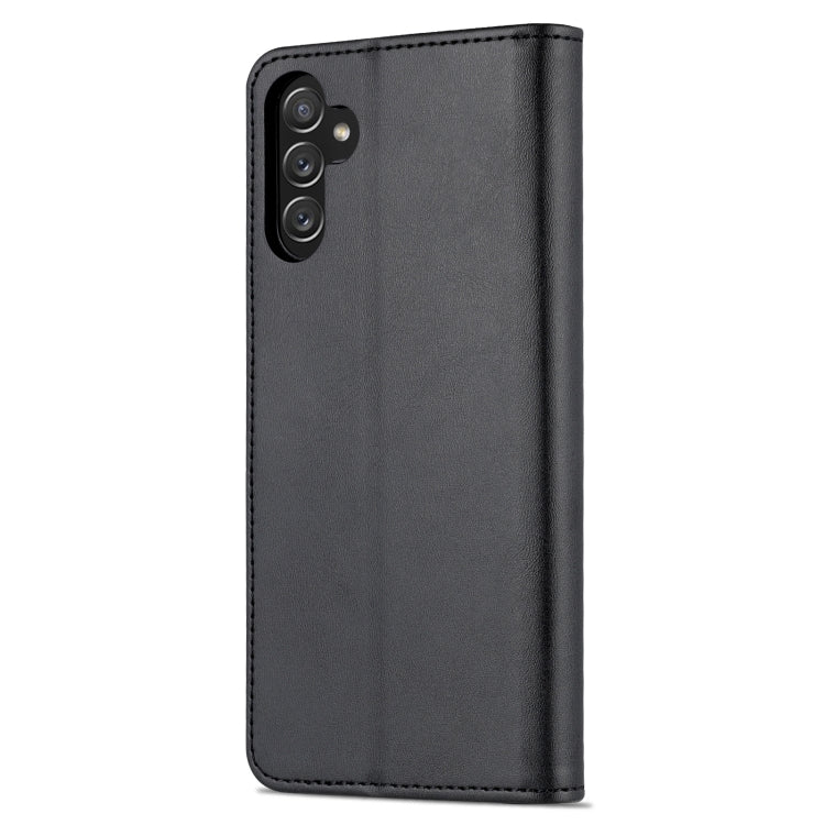 For Samsung Galaxy A13 5G AZNS Skin Feel Calf Texture Horizontal Flip Leather Phone Case
