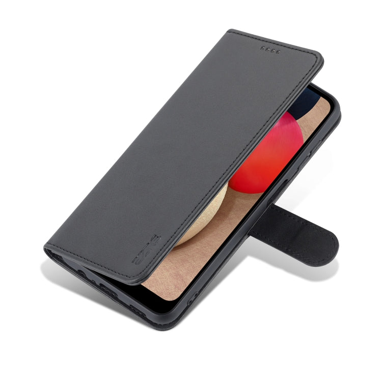For Samsung Galaxy A13 5G AZNS Skin Feel Calf Texture Horizontal Flip Leather Phone Case