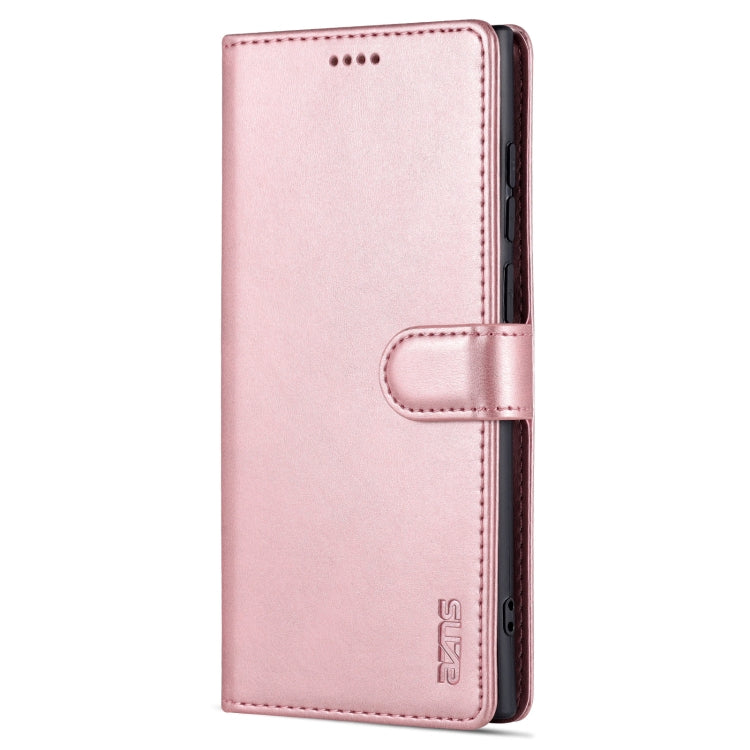 For Samsung Galaxy S22 Ultra 5G AZNS Skin Feel Calf Texture Horizontal Flip Leather Phone Case