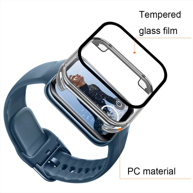 For OPPO Watch 2 42mm PC + Tempered Glass Watch Protective Case