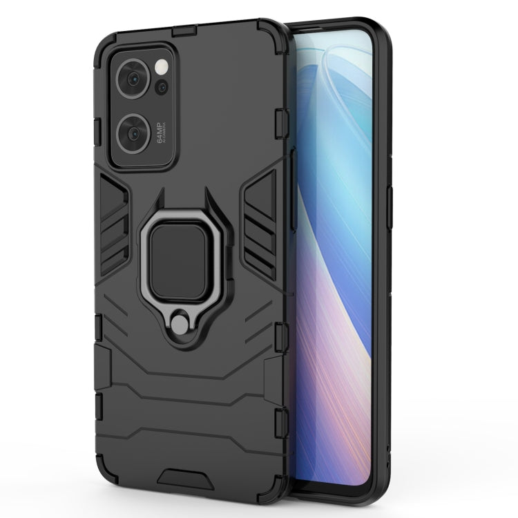 For OPPO Reno7 5G Shockproof PC + TPU Holder Phone Case