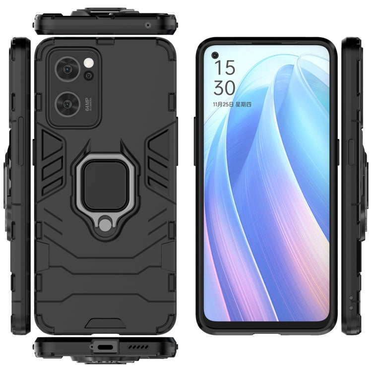 For OPPO Reno7 5G Shockproof PC + TPU Holder Phone Case