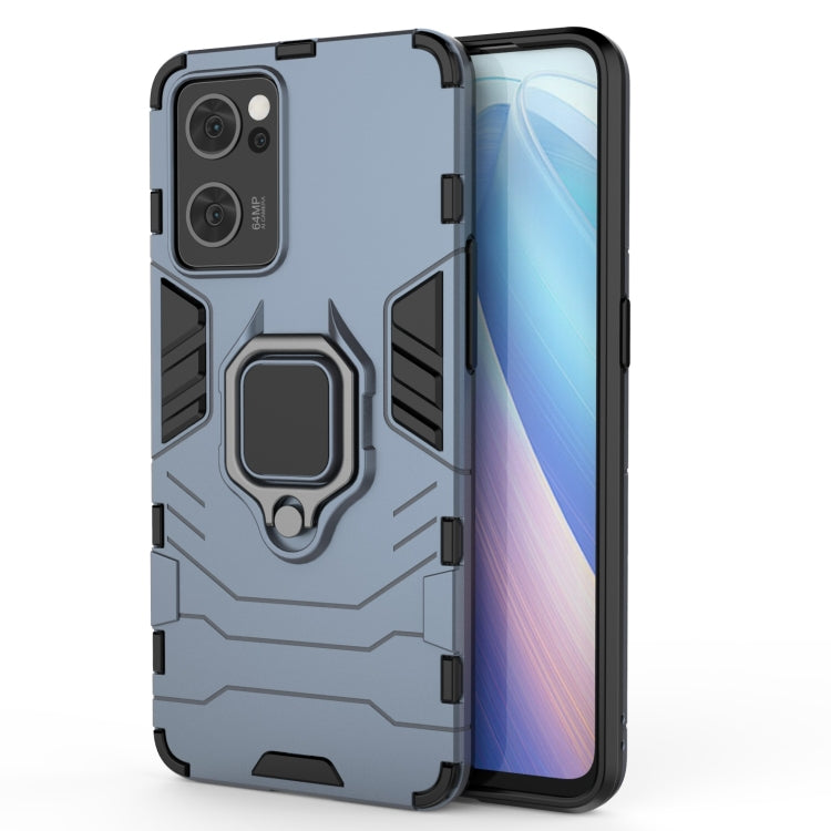 For OPPO Reno7 5G Shockproof PC + TPU Holder Phone Case