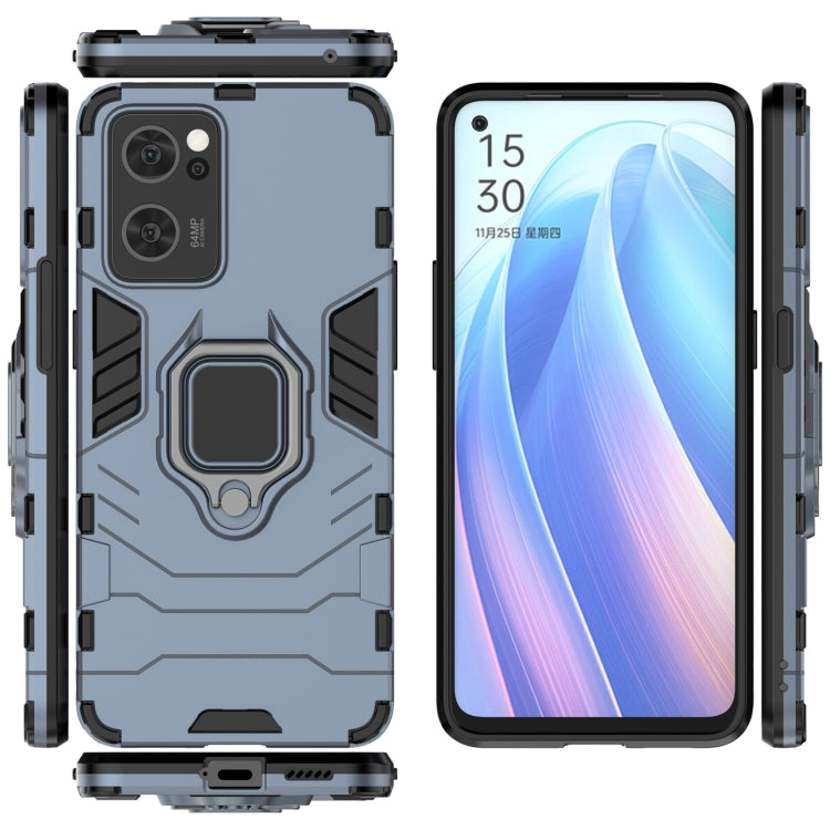 For OPPO Reno7 5G Shockproof PC + TPU Holder Phone Case