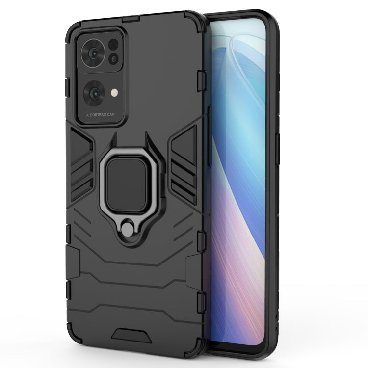 For OPPO Reno7 Pro 5G Shockproof PC + TPU Holder Phone Case