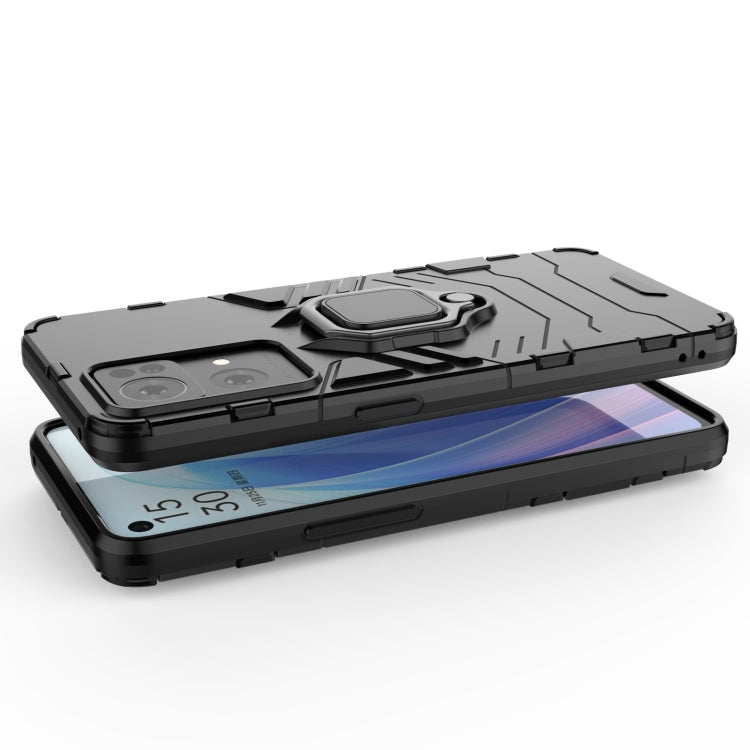 For OPPO Reno7 Pro 5G Shockproof PC + TPU Holder Phone Case