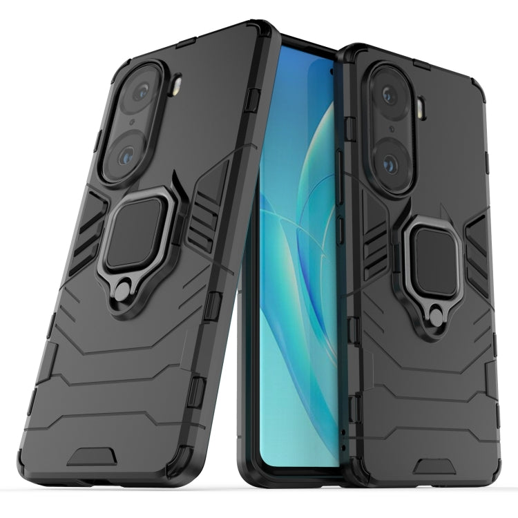 For Honor 60 Pro Shockproof PC + TPU Holder Phone Case
