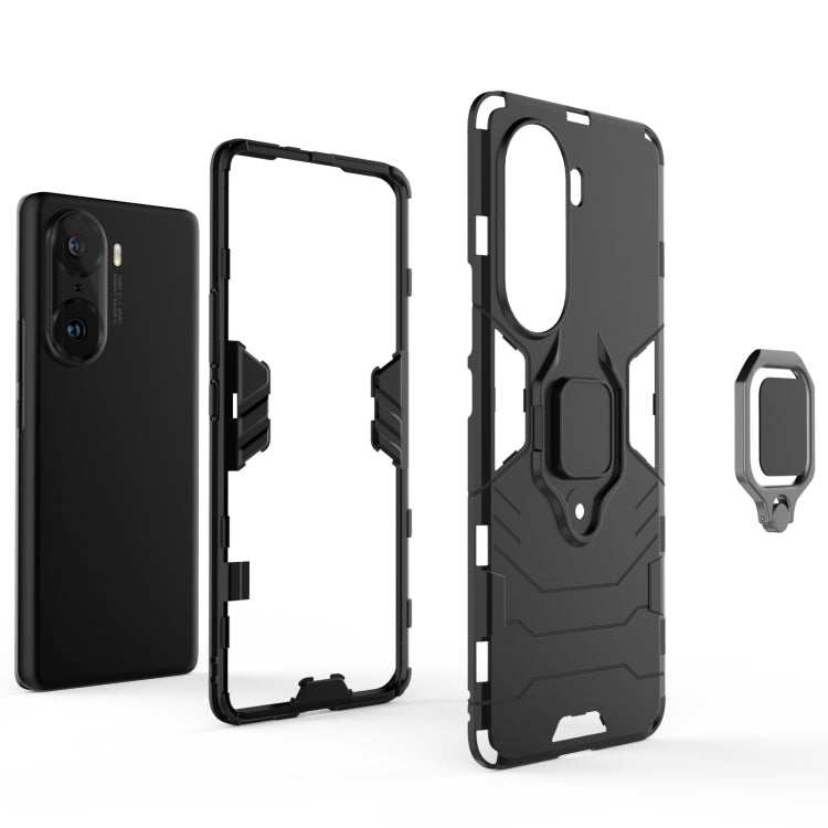 For Honor 60 Pro Shockproof PC + TPU Holder Phone Case