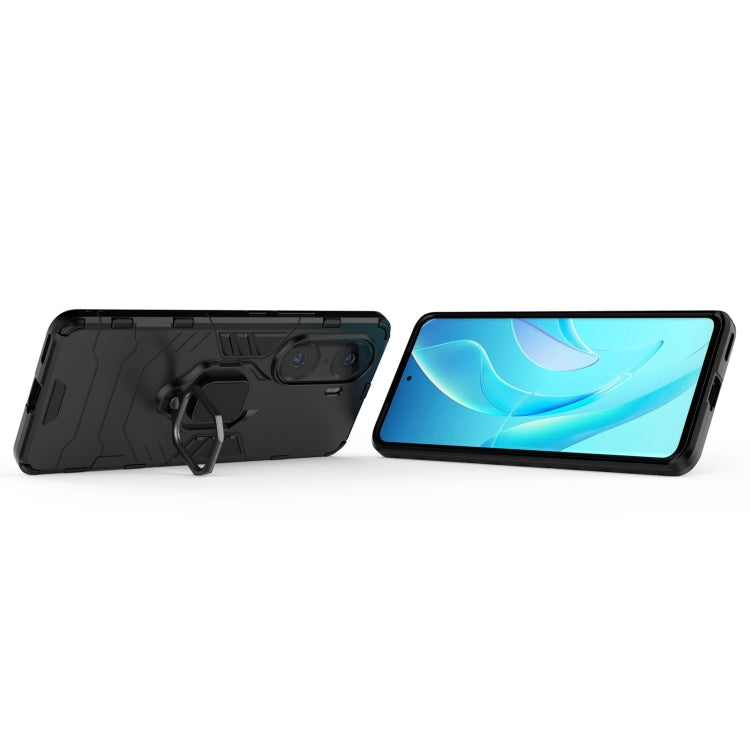 For Honor 60 Pro Shockproof PC + TPU Holder Phone Case