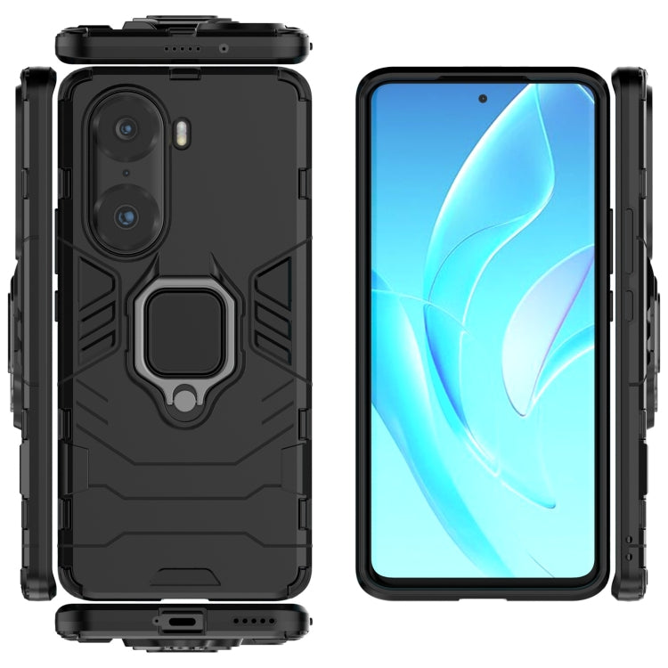 For Honor 60 Pro Shockproof PC + TPU Holder Phone Case
