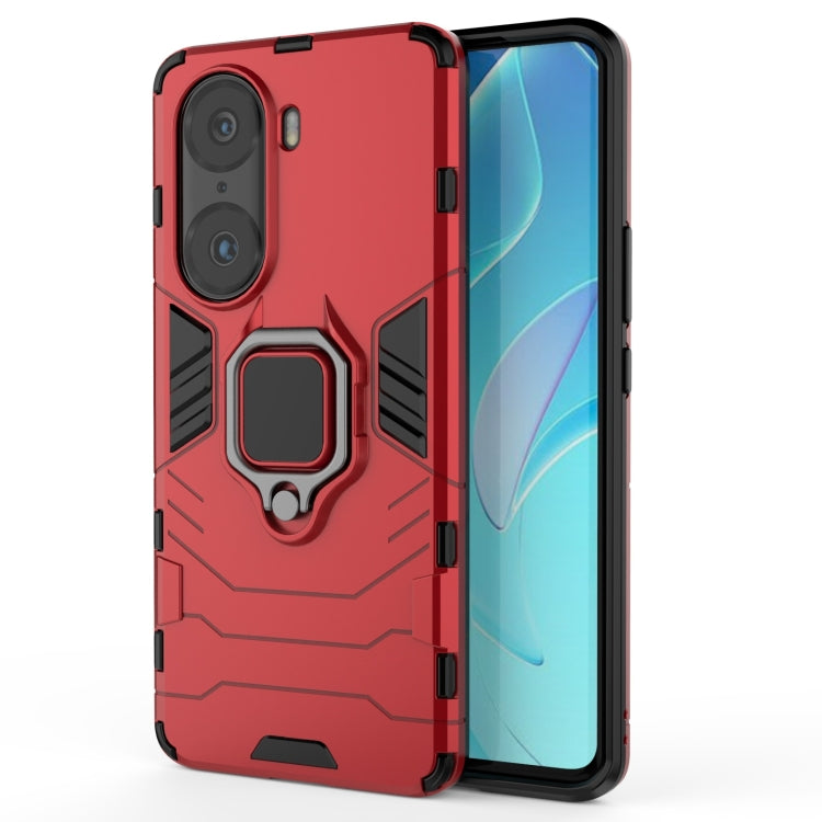 For Honor 60 Pro Shockproof PC + TPU Holder Phone Case