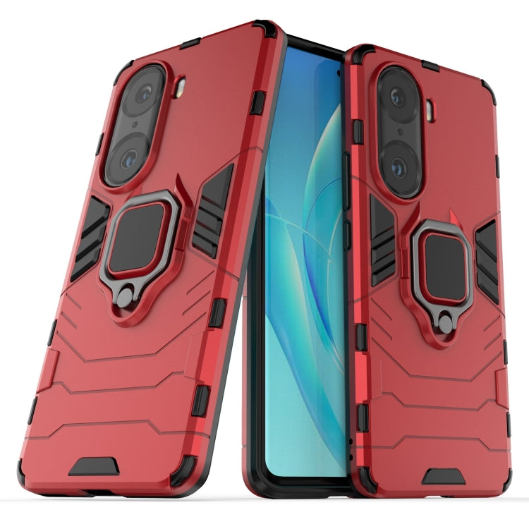 For Honor 60 Pro Shockproof PC + TPU Holder Phone Case