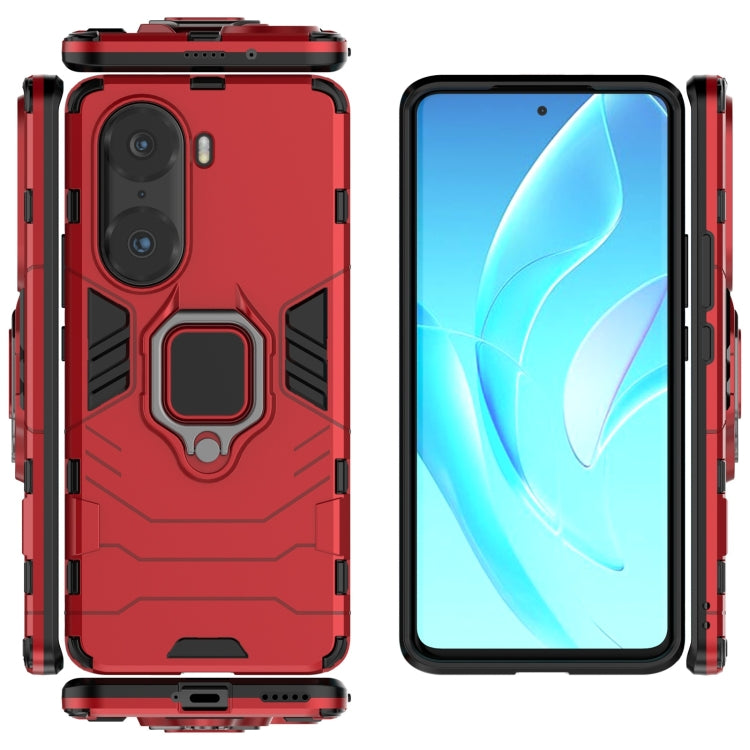 For Honor 60 Pro Shockproof PC + TPU Holder Phone Case