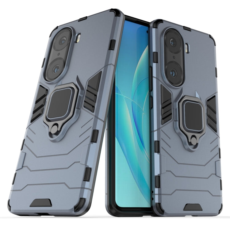 For Honor 60 Pro Shockproof PC + TPU Holder Phone Case