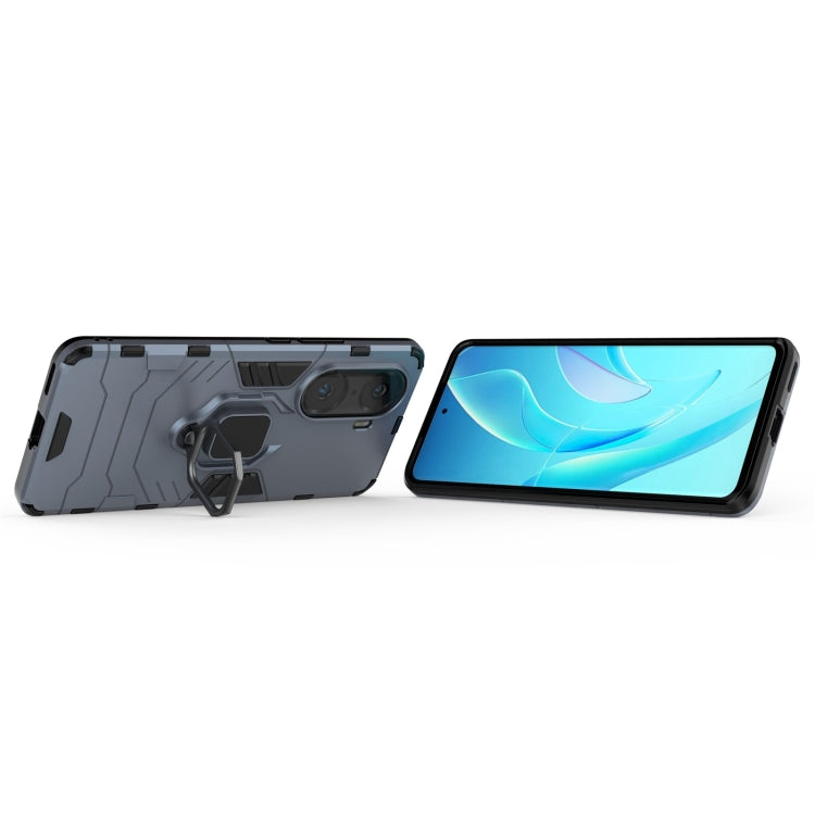 For Honor 60 Pro Shockproof PC + TPU Holder Phone Case