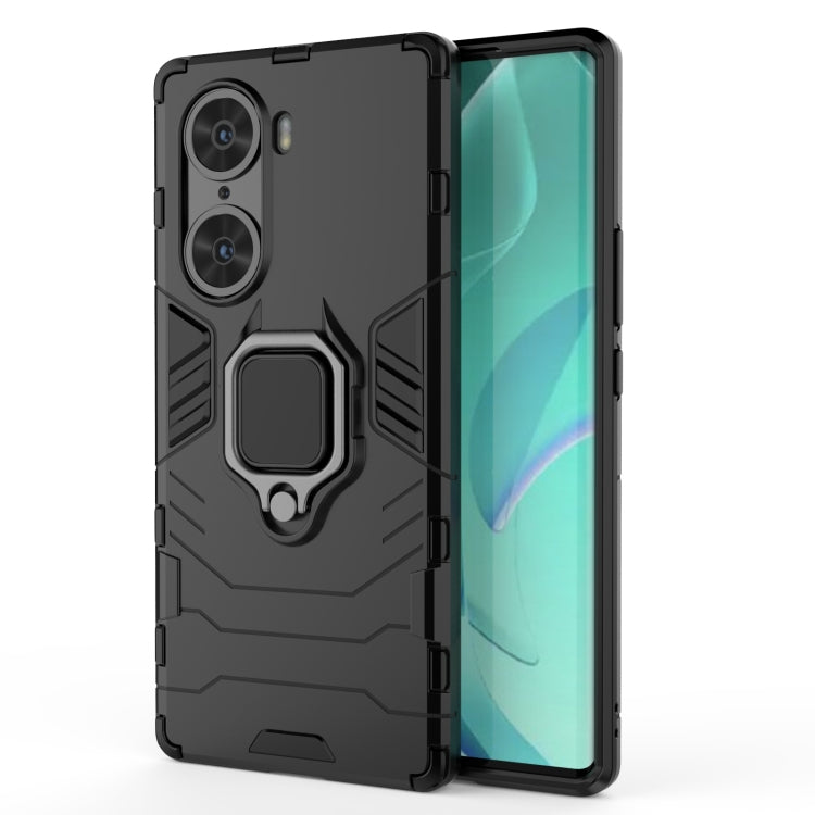 For Honor 60 Shockproof PC + TPU Holder Phone Case