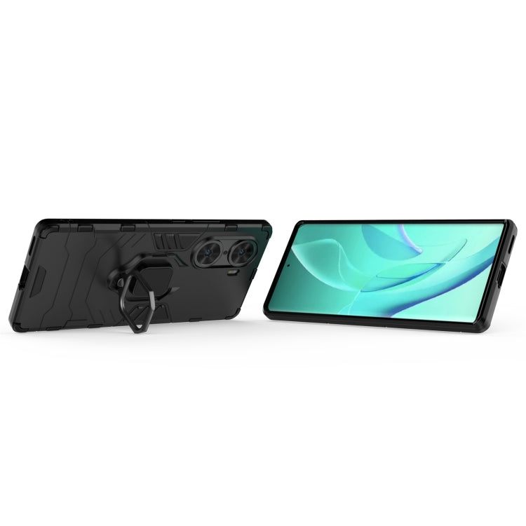 For Honor 60 Shockproof PC + TPU Holder Phone Case