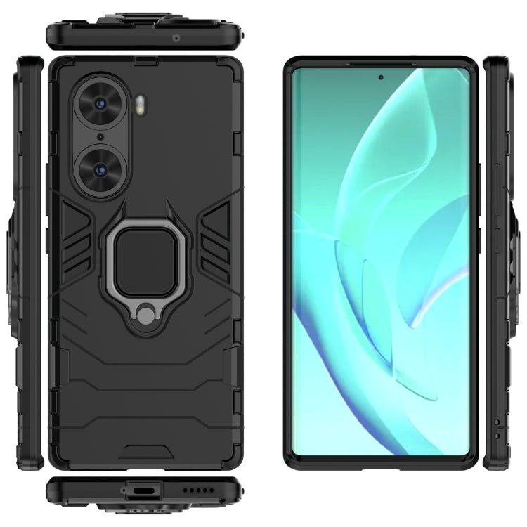 For Honor 60 Shockproof PC + TPU Holder Phone Case