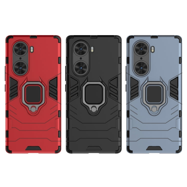 For Honor 60 Shockproof PC + TPU Holder Phone Case
