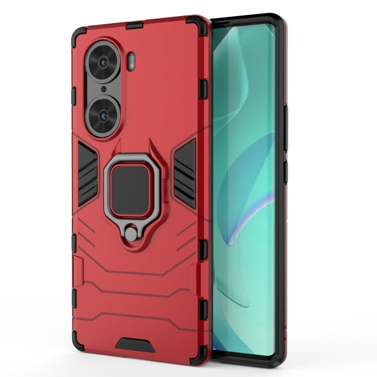 For Honor 60 Shockproof PC + TPU Holder Phone Case