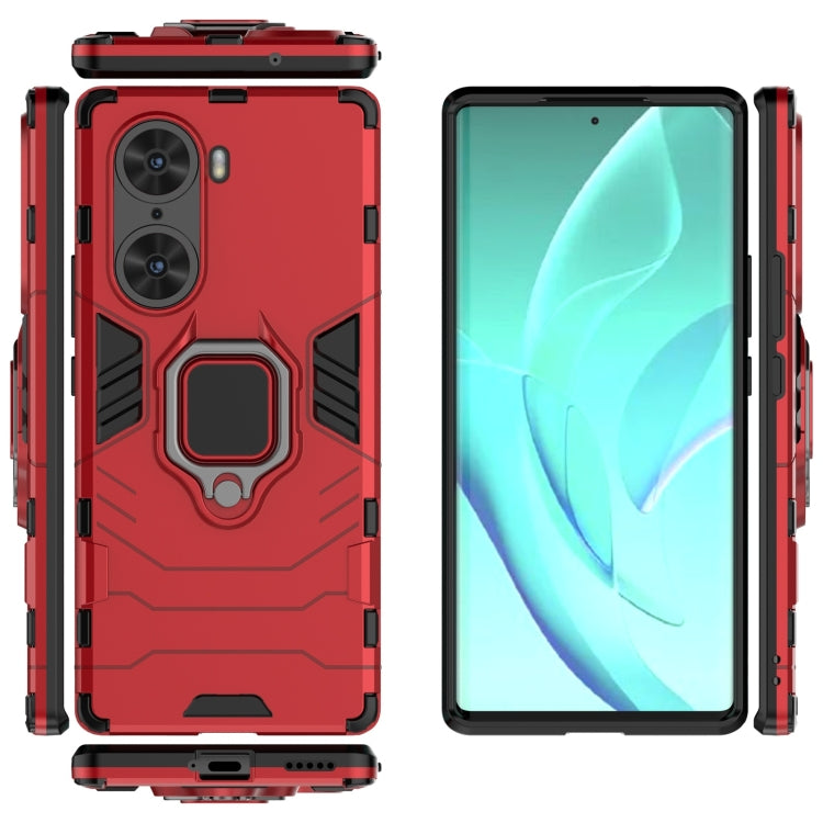For Honor 60 Shockproof PC + TPU Holder Phone Case