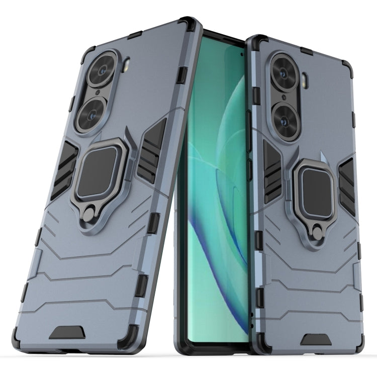 For Honor 60 Shockproof PC + TPU Holder Phone Case