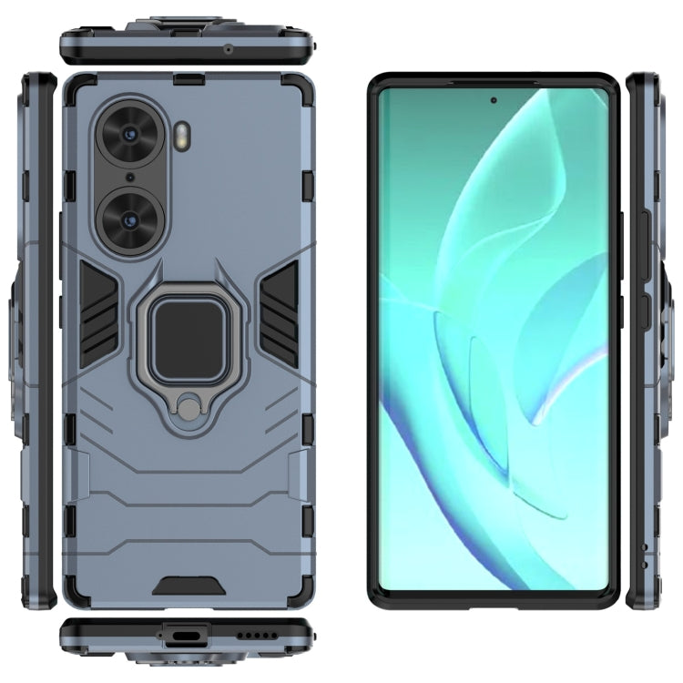 For Honor 60 Shockproof PC + TPU Holder Phone Case