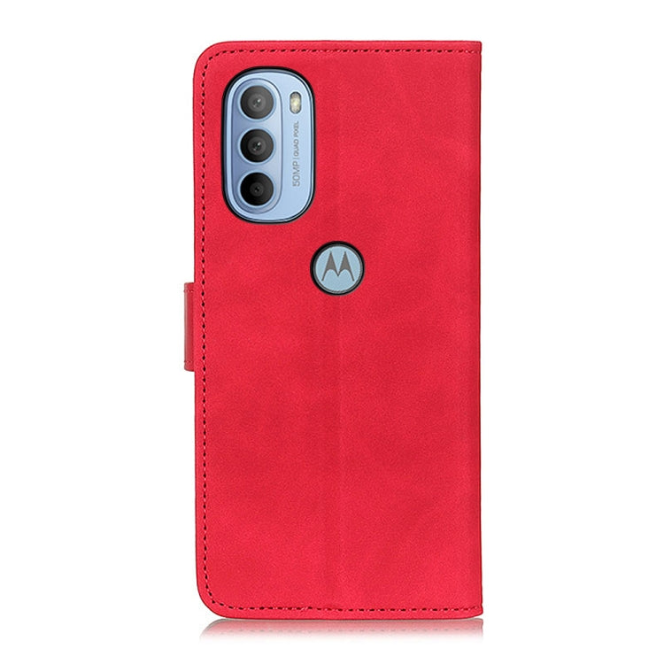 For Motorola Moto G31 5G / G41 5G KHAZNEH Retro Texture Horizontal Flip Leather Phone Case
