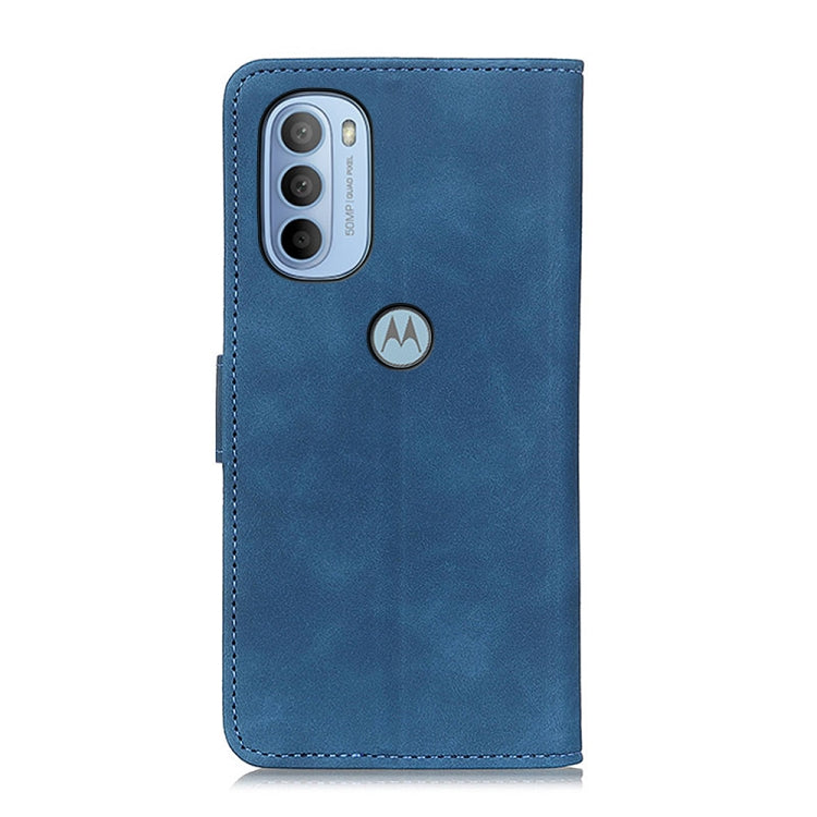 For Motorola Moto G31 5G / G41 5G KHAZNEH Retro Texture Horizontal Flip Leather Phone Case