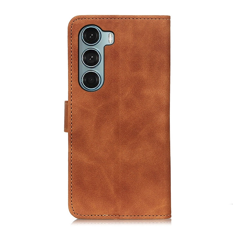 For Motorola Moto G200 5G/Edge S30 5G KHAZNEH Retro Texture Horizontal Flip Leather Phone Case